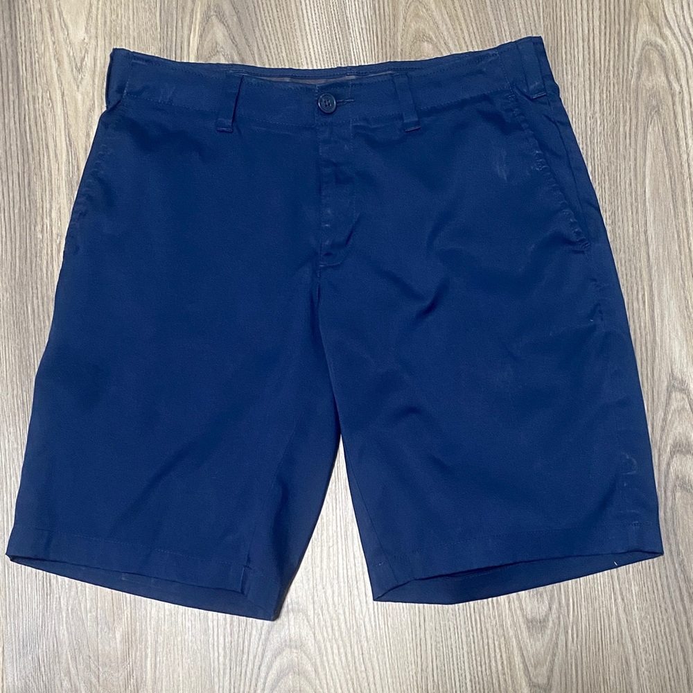 bcg Men's Navy Flat Front Shorts